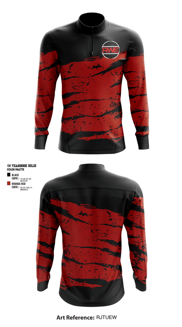 Quarter Zip Jacket, RWE, Men's Basketball, Teamtime, Team time, sublimation, custom sports apparel, team uniforms, spirit wear, spiritwear, sports uniforms, custom shirts, team store, custom team store, fundraiser sports, apparel fundraiser