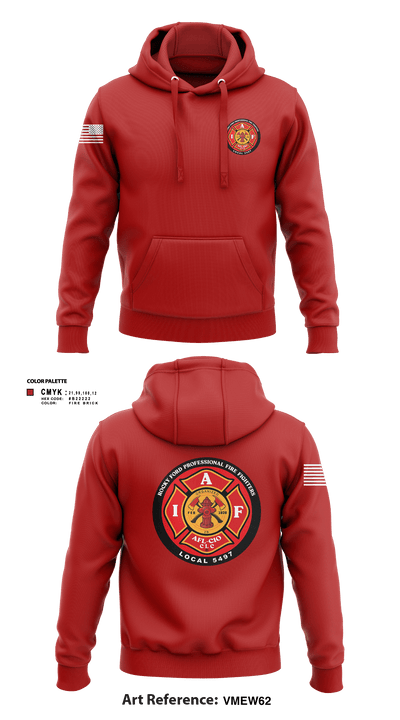 Rocky Ford Professional Firefighters Local 5497 65763835 Hoodie - 101