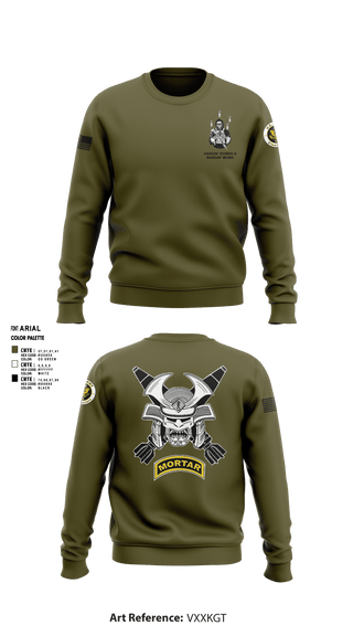 Crew Neck Sweatshirt, 2-1 INFANTRY, Army, Teamtime, Team time, sublimation, custom sports apparel, team uniforms, spirit wear, spiritwear, sports uniforms, custom shirts, team store, custom team store, fundraiser sports, apparel fundraiser