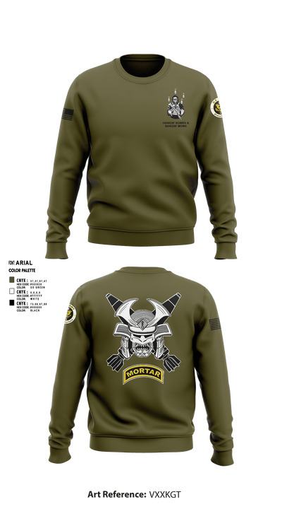 2-1 INFANTRY 73448715 Crew Neck Sweatshirt - 1