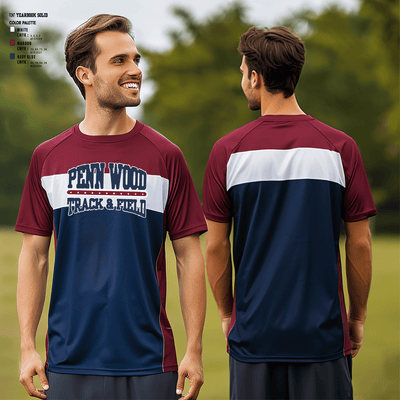 PENN WOOD Highschool 4184861 Short Sleeve Performance Shirt - 3