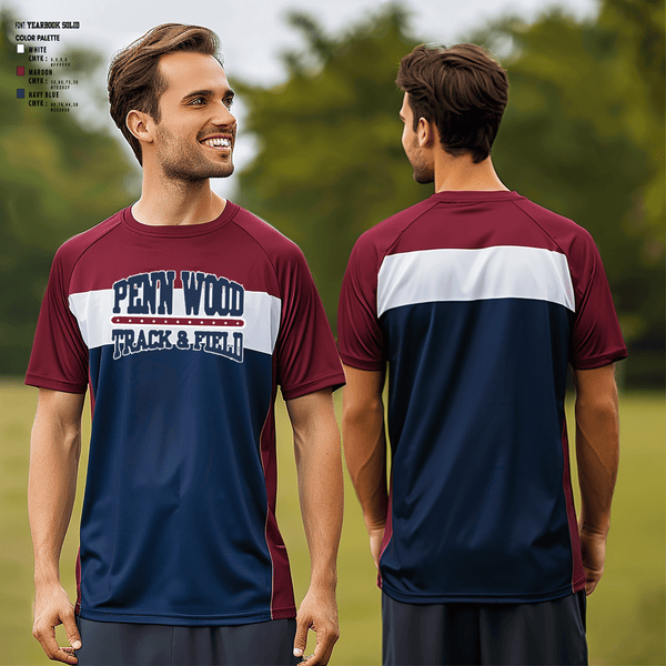Short Sleeve Performance Shirt, PENN WOOD Highschool, Track & Field, Teamtime, Team time, sublimation, custom sports apparel, team uniforms, spirit wear, spiritwear, sports uniforms, custom shirts, team store, custom team store, fundraiser sports, apparel fundraiser