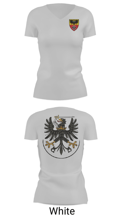 TCS Team Germany 82718628 Women's Short Sleeve V-neck Shirt - 19