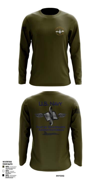Aviation Maintenance Administration 29701879 Long Sleeve Performance Shirt - 2