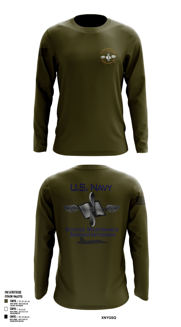 Long Sleeve Performance Shirt, Aviation Maintenance Administration, , Teamtime, Team time, sublimation, custom sports apparel, team uniforms, spirit wear, spiritwear, sports uniforms, custom shirts, team store, custom team store, fundraiser sports, apparel fundraiser