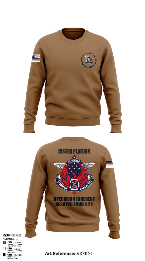 Crew Neck Sweatshirt, Eco 3-10 GSAB, Army, Teamtime, Team time, sublimation, custom sports apparel, team uniforms, spirit wear, spiritwear, sports uniforms, custom shirts, team store, custom team store, fundraiser sports, apparel fundraiser