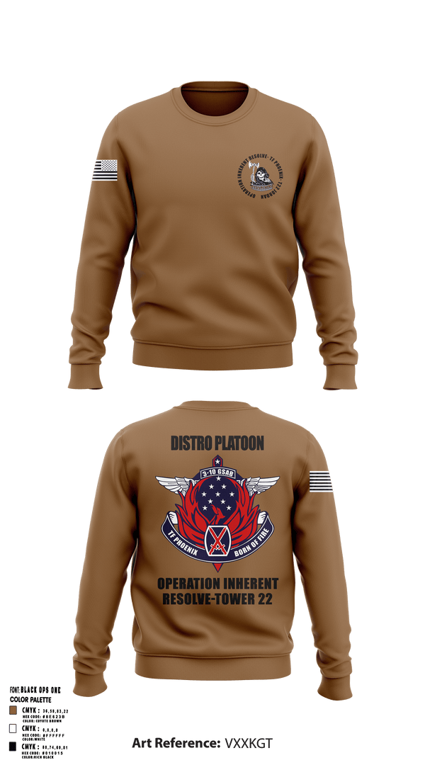 Crew Neck Sweatshirt, Eco 3-10 GSAB, Army, Teamtime, Team time, sublimation, custom sports apparel, team uniforms, spirit wear, spiritwear, sports uniforms, custom shirts, team store, custom team store, fundraiser sports, apparel fundraiser