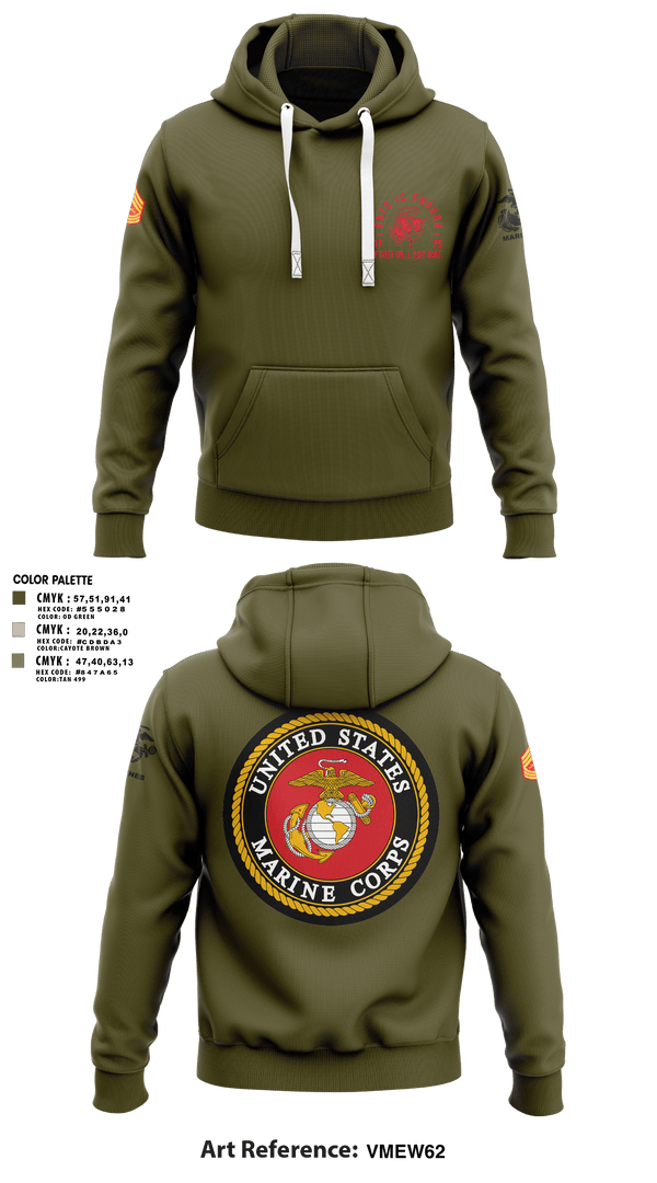 Hoodie, Zulu 109, Marines, Teamtime, Team time, sublimation, custom sports apparel, team uniforms, spirit wear, spiritwear, sports uniforms, custom shirts, team store, custom team store, fundraiser sports, apparel fundraiser