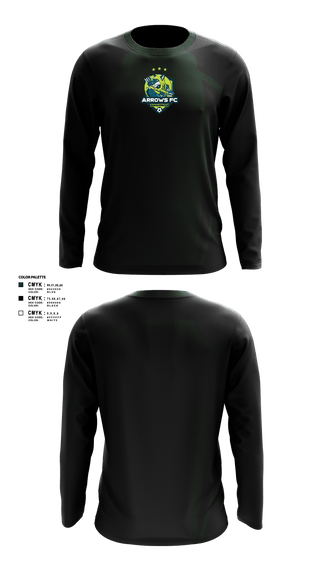 Long Sleeve Performance Shirt, ARROWS FC, Men's Soccer, Teamtime, Team time, sublimation, custom sports apparel, team uniforms, spirit wear, spiritwear, sports uniforms, custom shirts, team store, custom team store, fundraiser sports, apparel fundraiser