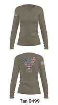 7th Munitions Sq 29669967 Women's Long Sleeve V-neck Shirt - 77
