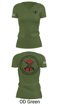 1223 57036873 Women's Short Sleeve V-neck Shirt - 48