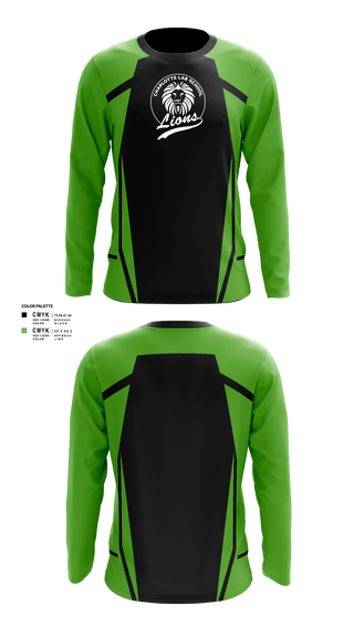 Long Sleeve Performance Shirt, Charlotte lab lions, Men's Soccer, Teamtime, Team time, sublimation, custom sports apparel, team uniforms, spirit wear, spiritwear, sports uniforms, custom shirts, team store, custom team store, fundraiser sports, apparel fundraiser