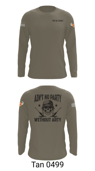 Long Sleeve Performance Shirt, 1-320th FA, Fox Battery, , Teamtime, Team time, sublimation, custom sports apparel, team uniforms, spirit wear, spiritwear, sports uniforms, custom shirts, team store, custom team store, fundraiser sports, apparel fundraiser
