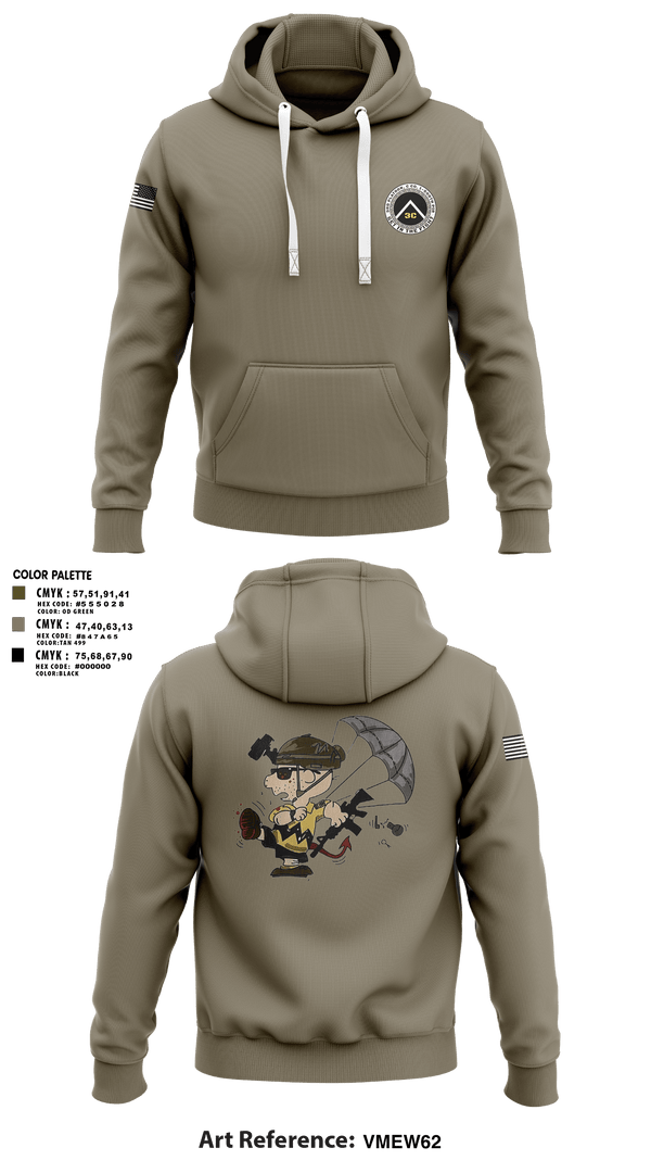 Hoodie, 3rd Platoon, CCo, 1-508th PIR, , Teamtime, Team time, sublimation, custom sports apparel, team uniforms, spirit wear, spiritwear, sports uniforms, custom shirts, team store, custom team store, fundraiser sports, apparel fundraiser