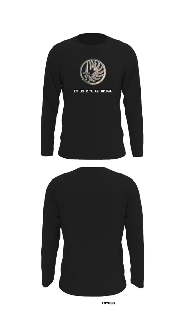 Long Sleeve Performance Shirt, 1st Det. Royal Lao Airborne, Army, Teamtime, Team time, sublimation, custom sports apparel, team uniforms, spirit wear, spiritwear, sports uniforms, custom shirts, team store, custom team store, fundraiser sports, apparel fundraiser