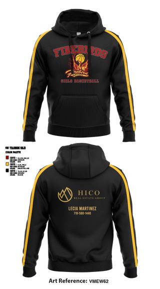 Falcon Middle School Basketball 65038956 Hoodie -11