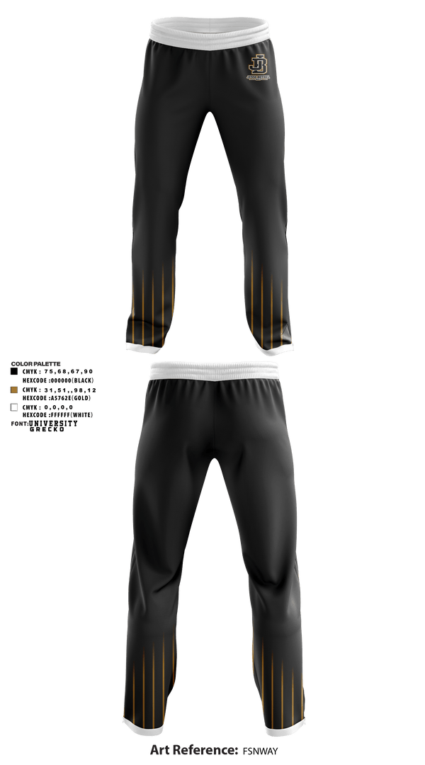 Sweatpants, Jesse Bethel High School Golf, Golf, Teamtime, Team time, sublimation, custom sports apparel, team uniforms, spirit wear, spiritwear, sports uniforms, custom shirts, team store, custom team store, fundraiser sports, apparel fundraiser