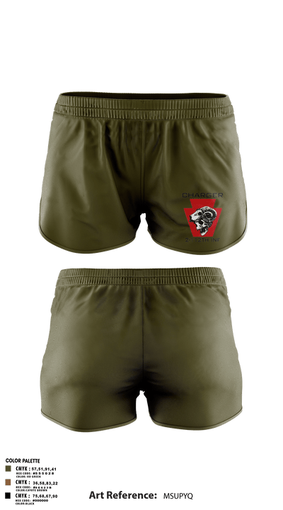 Charger Co. / 2-112th Infantry Battalion 37738588 Ranger Panties - 131