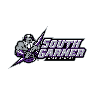 South Garner High School Basketball Stainless Steel Water Bottle with a Straw Lid