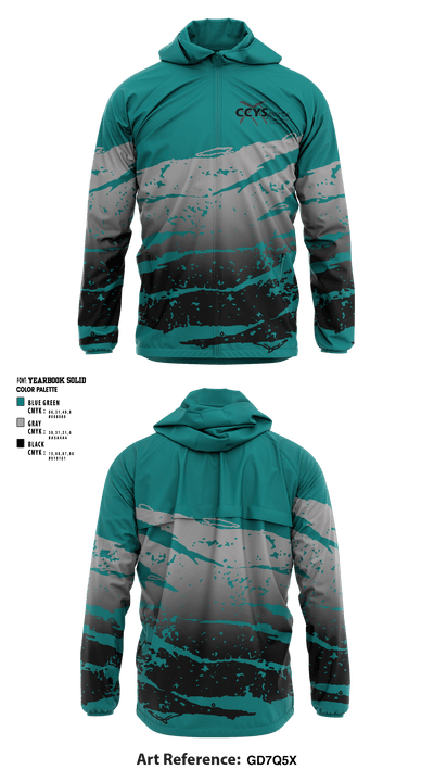 Copper Cities Youth Sports 81576985 Windbreaker - 1