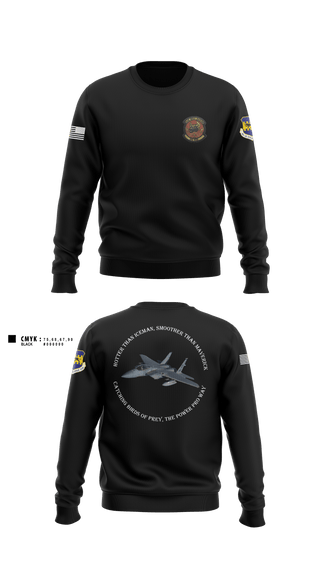 Crew Neck Sweatshirt, 332 ECES, Air Force, Teamtime, Team time, sublimation, custom sports apparel, team uniforms, spirit wear, spiritwear, sports uniforms, custom shirts, team store, custom team store, fundraiser sports, apparel fundraiser