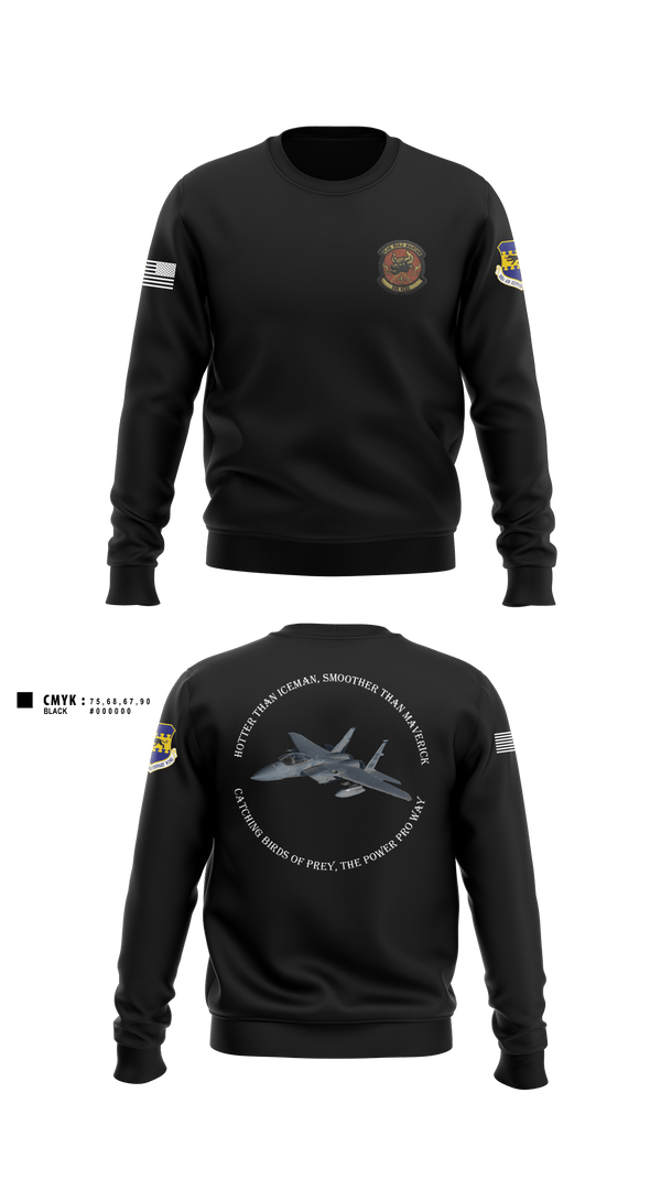 Crew Neck Sweatshirt, 332 ECES, Air Force, Teamtime, Team time, sublimation, custom sports apparel, team uniforms, spirit wear, spiritwear, sports uniforms, custom shirts, team store, custom team store, fundraiser sports, apparel fundraiser