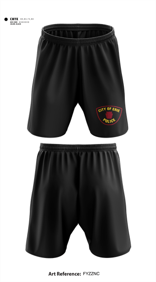 Athletic Shorts With Pockets, Erie police department, Police, Teamtime, Team time, sublimation, custom sports apparel, team uniforms, spirit wear, spiritwear, sports uniforms, custom shirts, team store, custom team store, fundraiser sports, apparel fundraiser