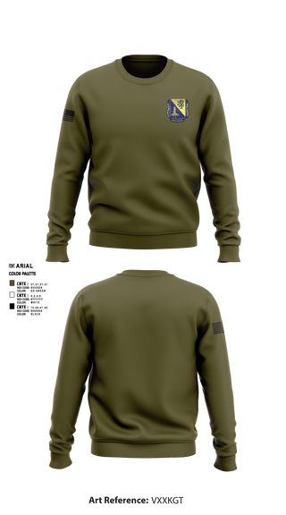 Crew Neck Sweatshirt, 329th Chemical Co, , Teamtime, Team time, sublimation, custom sports apparel, team uniforms, spirit wear, spiritwear, sports uniforms, custom shirts, team store, custom team store, fundraiser sports, apparel fundraiser