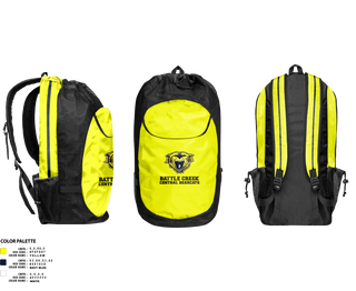 Gear Bag, Battle Creek Central Bearcats Flag Football, Track & Field, Teamtime, Team time, sublimation, custom sports apparel, team uniforms, spirit wear, spiritwear, sports uniforms, custom shirts, team store, custom team store, fundraiser sports, apparel fundraiser