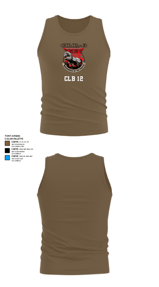 Tank Top, CLB 12, Marines, Teamtime, Team time, sublimation, custom sports apparel, team uniforms, spirit wear, spiritwear, sports uniforms, custom shirts, team store, custom team store, fundraiser sports, apparel fundraiser