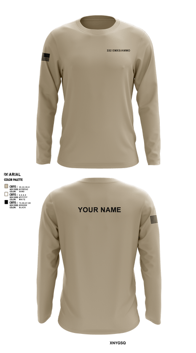332 EMXS/AMMO 926154 Long Sleeve Performance Shirt - 2