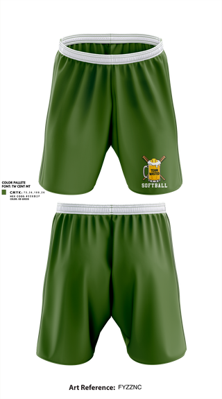 Athletic Shorts With Pockets, Team Wasted, Softball, Teamtime, Team time, sublimation, custom sports apparel, team uniforms, spirit wear, spiritwear, sports uniforms, custom shirts, team store, custom team store, fundraiser sports, apparel fundraiser