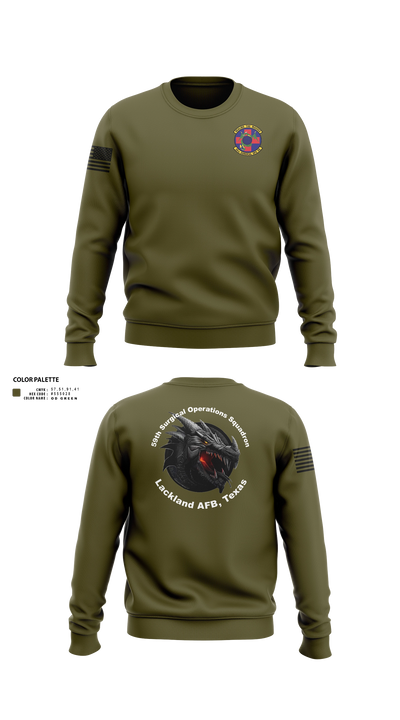 59th Surgical Operations Squadron 37744422 Crew Neck Sweatshirt - 41