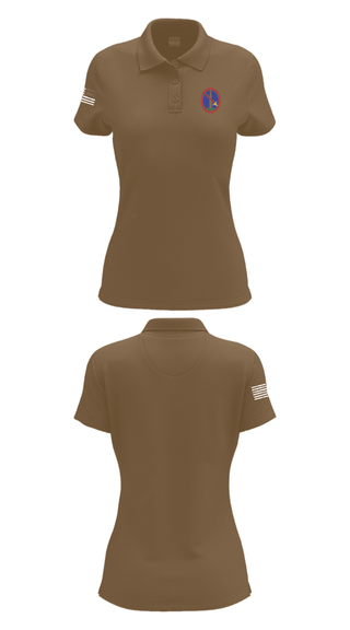 Women's Short Sleeve Performance Polo, MDW, Army, Teamtime, Team time, sublimation, custom sports apparel, team uniforms, spirit wear, spiritwear, sports uniforms, custom shirts, team store, custom team store, fundraiser sports, apparel fundraiser