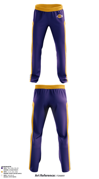Sweatpants, Los angles lakers, Men's Basketball, Teamtime, Team time, sublimation, custom sports apparel, team uniforms, spirit wear, spiritwear, sports uniforms, custom shirts, team store, custom team store, fundraiser sports, apparel fundraiser