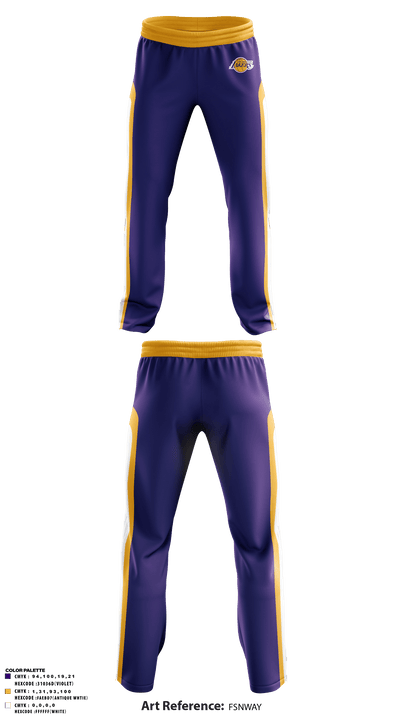 Los angles lakers 4080313 Sweatpants - 1