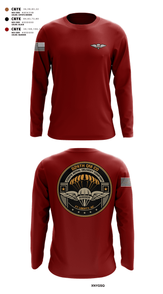 Long Sleeve Performance Shirt, 824th QM CO (CADC-A), Army, Teamtime, Team time, sublimation, custom sports apparel, team uniforms, spirit wear, spiritwear, sports uniforms, custom shirts, team store, custom team store, fundraiser sports, apparel fundraiser