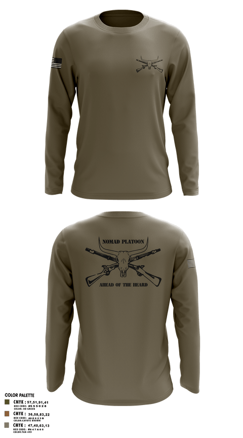 Long Sleeve Performance Shirt, Nomad Platoon, , Teamtime, Team time, sublimation, custom sports apparel, team uniforms, spirit wear, spiritwear, sports uniforms, custom shirts, team store, custom team store, fundraiser sports, apparel fundraiser