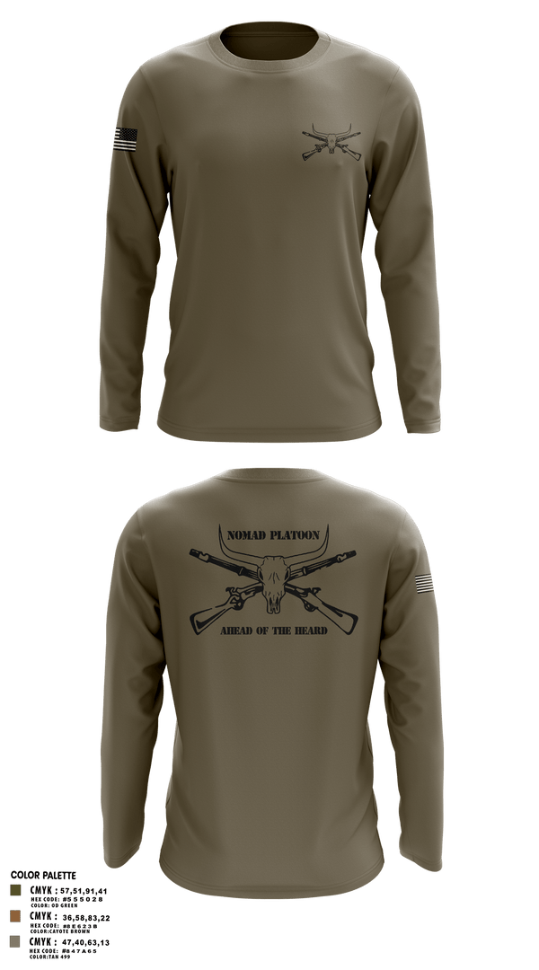Long Sleeve Performance Shirt, Nomad Platoon, , Teamtime, Team time, sublimation, custom sports apparel, team uniforms, spirit wear, spiritwear, sports uniforms, custom shirts, team store, custom team store, fundraiser sports, apparel fundraiser