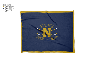 Blanket, Navy Youth Hockey, Ice Hockey, Teamtime, Team time, sublimation, custom sports apparel, team uniforms, spirit wear, spiritwear, sports uniforms, custom shirts, team store, custom team store, fundraiser sports, apparel fundraiser