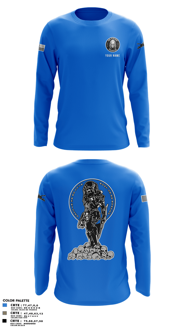 Long Sleeve Performance Shirt, 3rd Platoon, Army, Teamtime, Team time, sublimation, custom sports apparel, team uniforms, spirit wear, spiritwear, sports uniforms, custom shirts, team store, custom team store, fundraiser sports, apparel fundraiser
