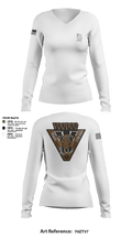 A Co.2-10 AHB 24005115 Women's Long Sleeve V-neck Shirt - 98