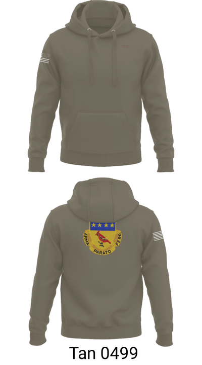 Alpha BTRY 2/138th FA 84014015 Hoodie - 74
