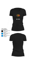 S6 1-32 IN 64050243 Women's Short Sleeve V-neck Shirt - 24