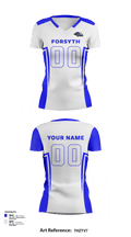 Forsyth High School Volleyball 13165035 Women's Short Sleeve V-neck Shirt - 82