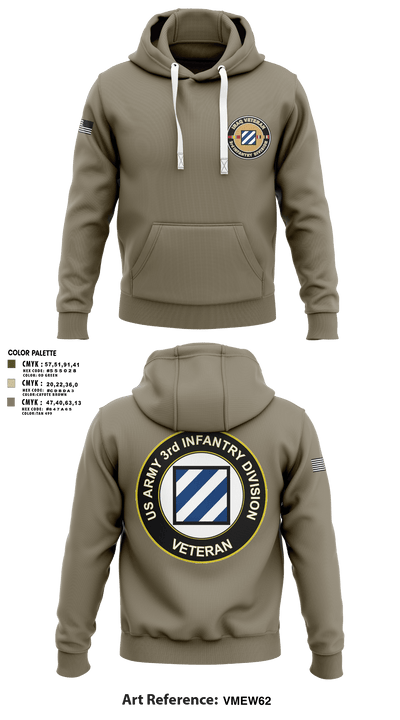 1st Armored Brigade Combat Team 63328953 Hoodie - 3