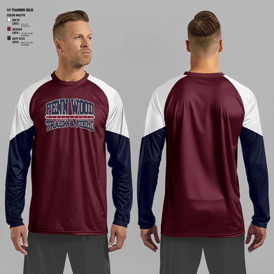 PENN WOOD Highschool 4184861 Long Sleeve Performance Shirt - 2