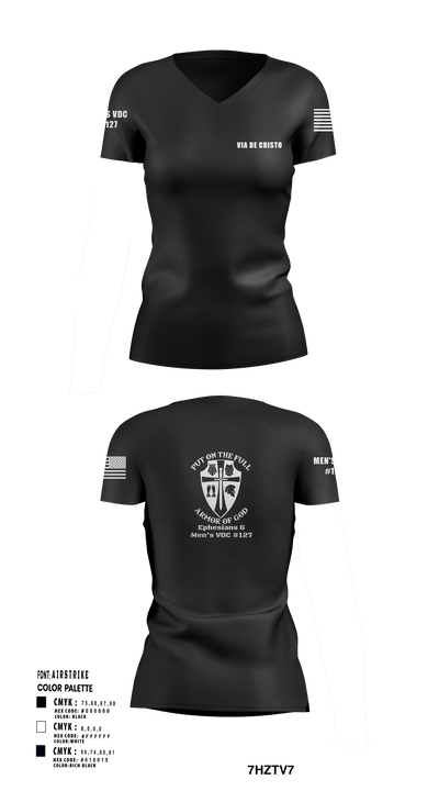 Service Aide 89628697 Women's Short Sleeve V-neck Shirt - 92
