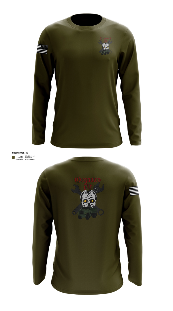 Long Sleeve Performance Shirt, Organics plt, Marines, Teamtime, Team time, sublimation, custom sports apparel, team uniforms, spirit wear, spiritwear, sports uniforms, custom shirts, team store, custom team store, fundraiser sports, apparel fundraiser