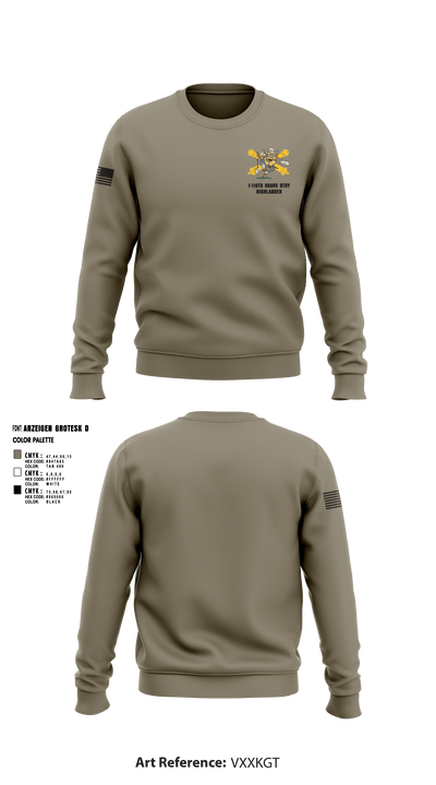 Bravo 1-119th FA 38934008 Crew Neck Sweatshirt - 2